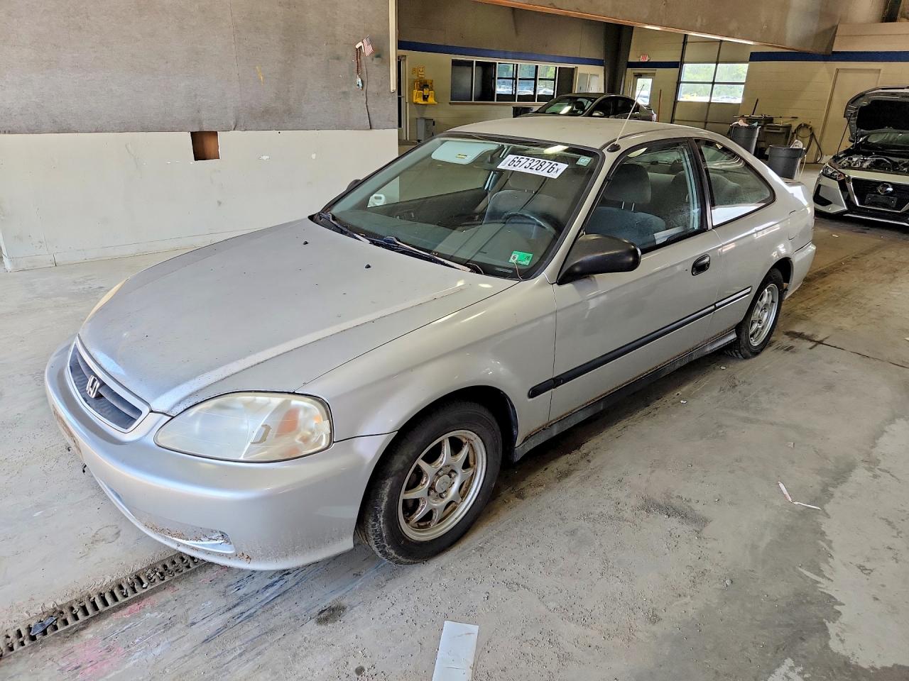 2000 Honda Civic Hx Silver vin: 1HGEJ7221YL124462