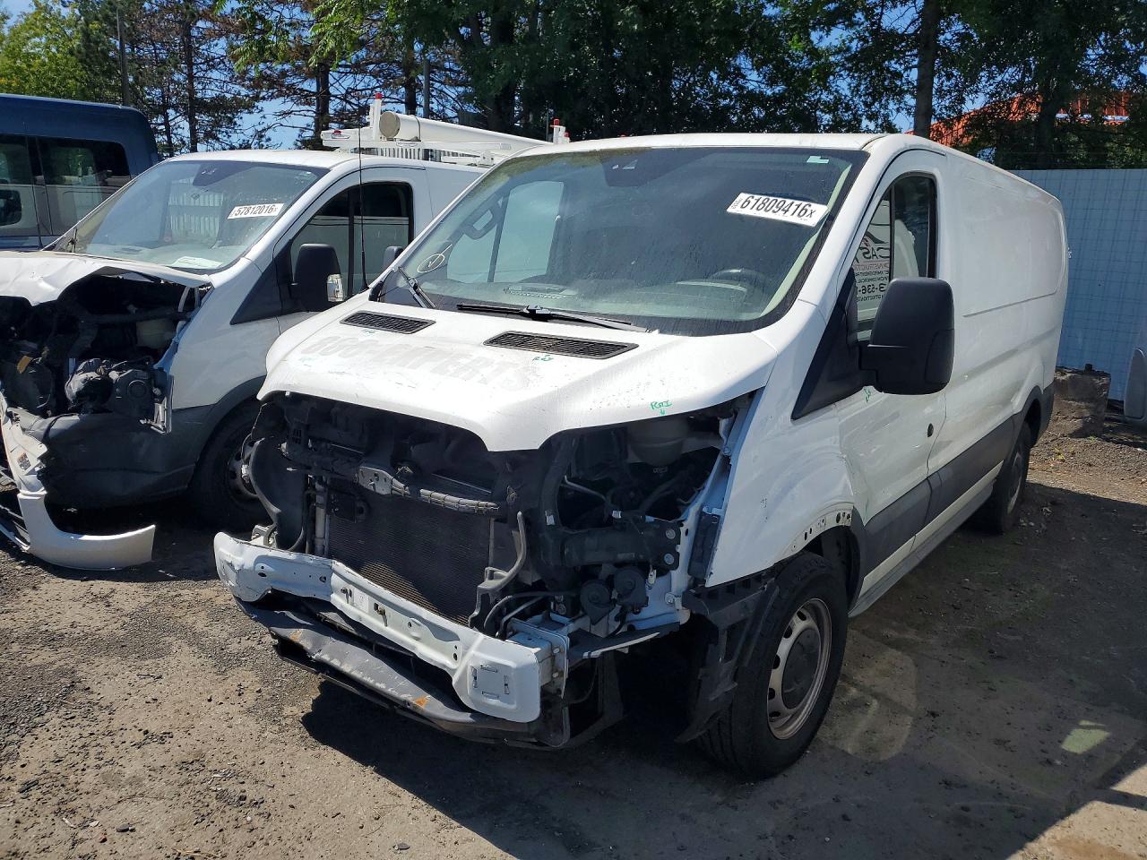 2015 Ford Transit T- - Delivery Van White vin: 1FTNE1YMXFKA59929