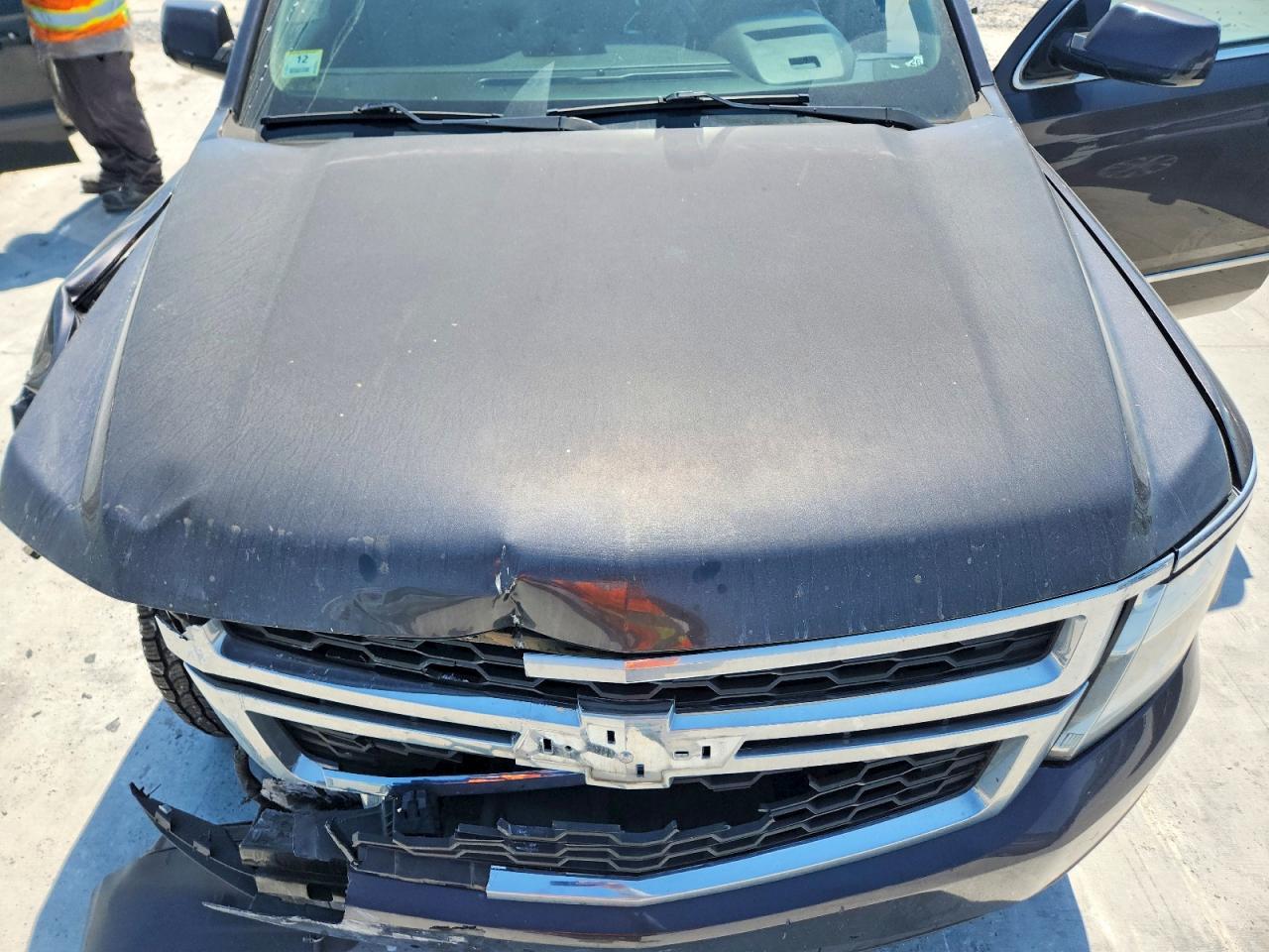 2015 Chevrolet Tahoe K1500 Lt Charcoal vin: 1GNSKBKC2FR280215