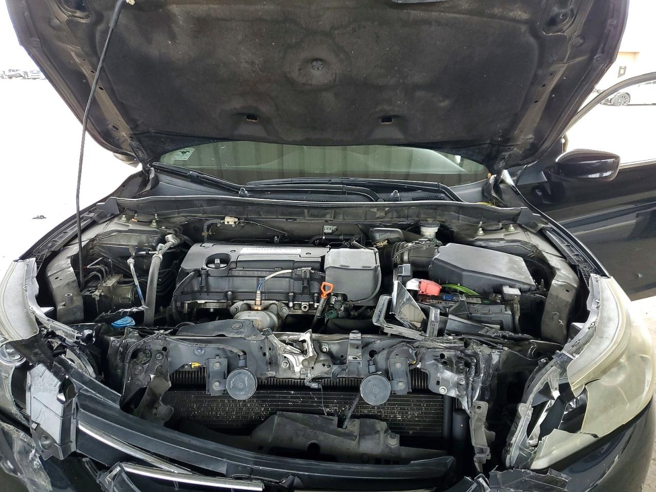 2015 Honda Accord Lx Black vin: 1HGCR2F37FA163815