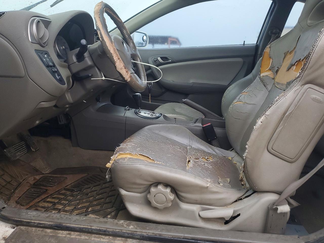 2004 Acura Rsx White vin: JH4DC548X4S005740