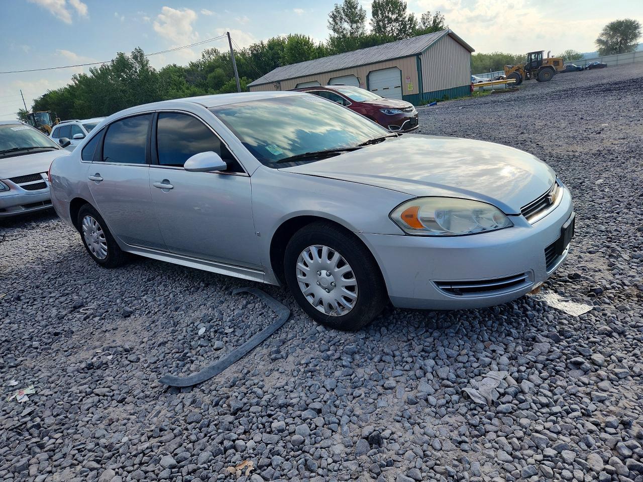 2010 Chevrolet Impala Ls Silver vin: 2G1WA5EK0A1124119