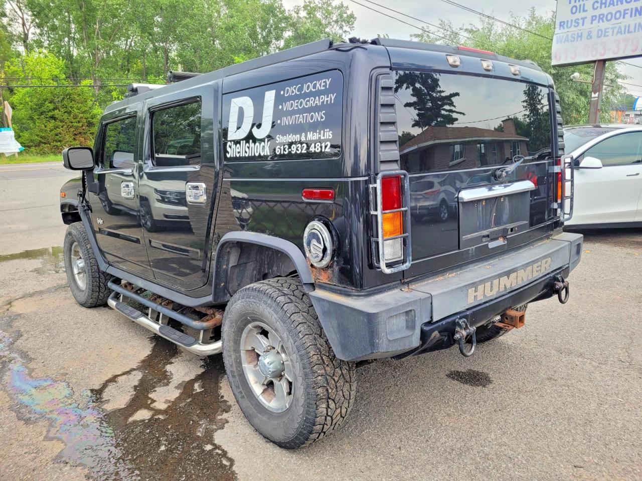 2004 Hummer H2 Black vin: 5GRGN23UX4H103507