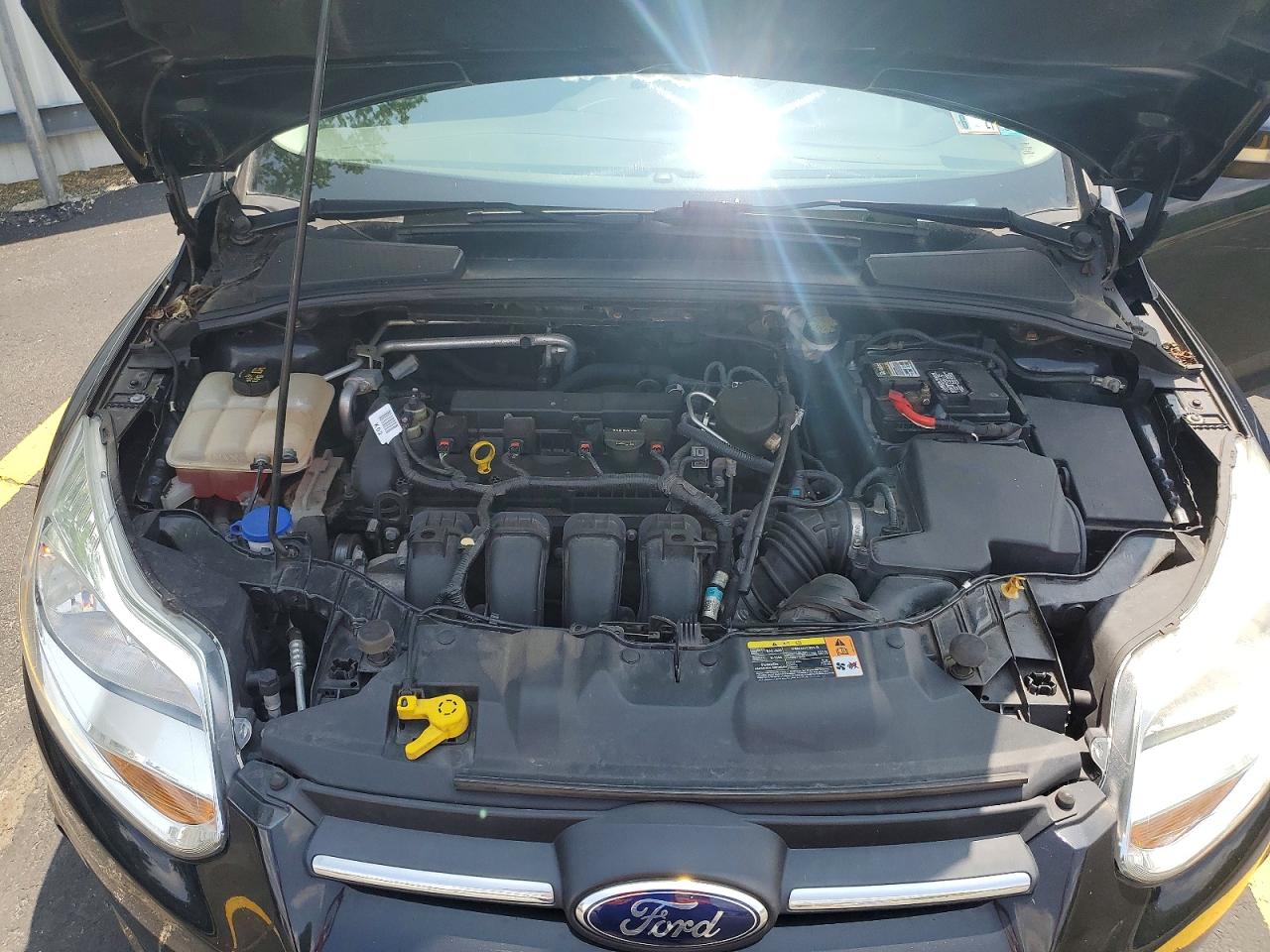 2014 Ford Focus Se Black vin: 1FADP3F27EL234719