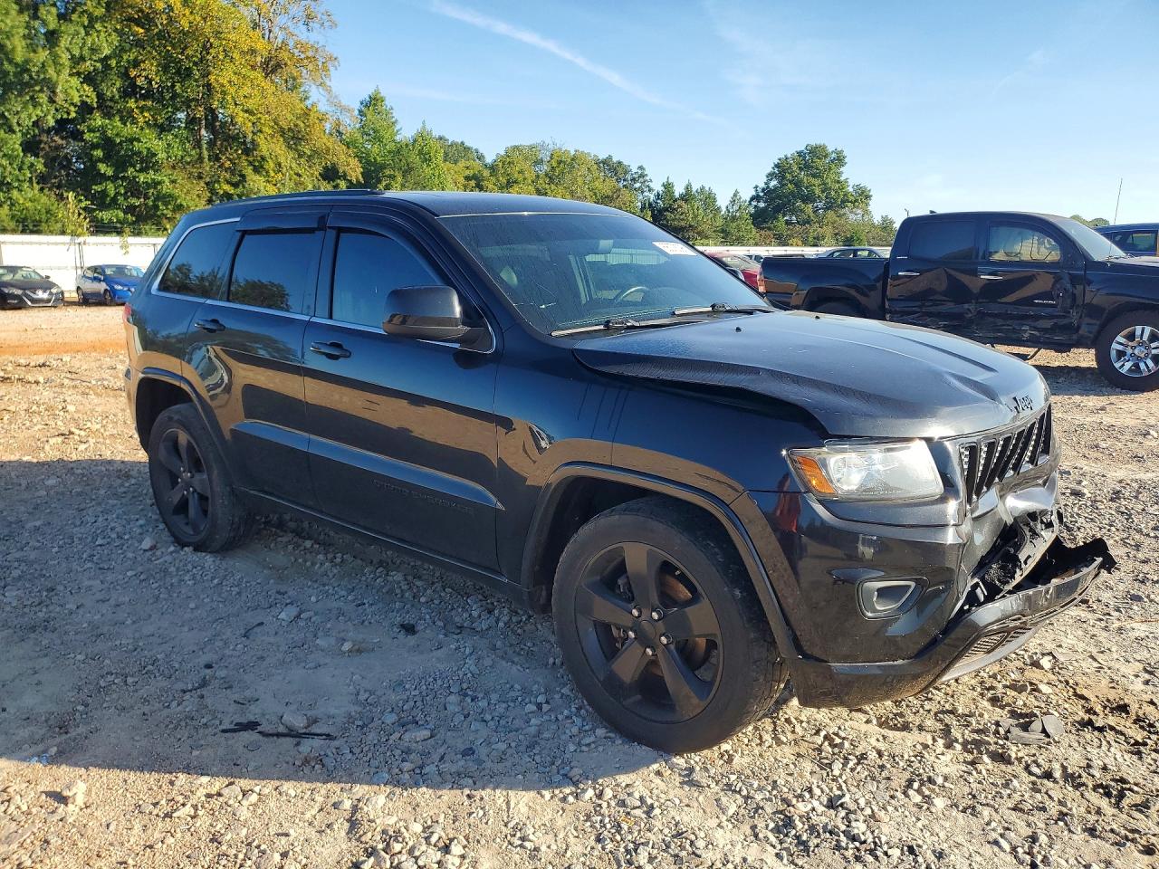 2014 Jeep Grand Cherokee Laredo Black vin: 1C4RJFAG3EC547353