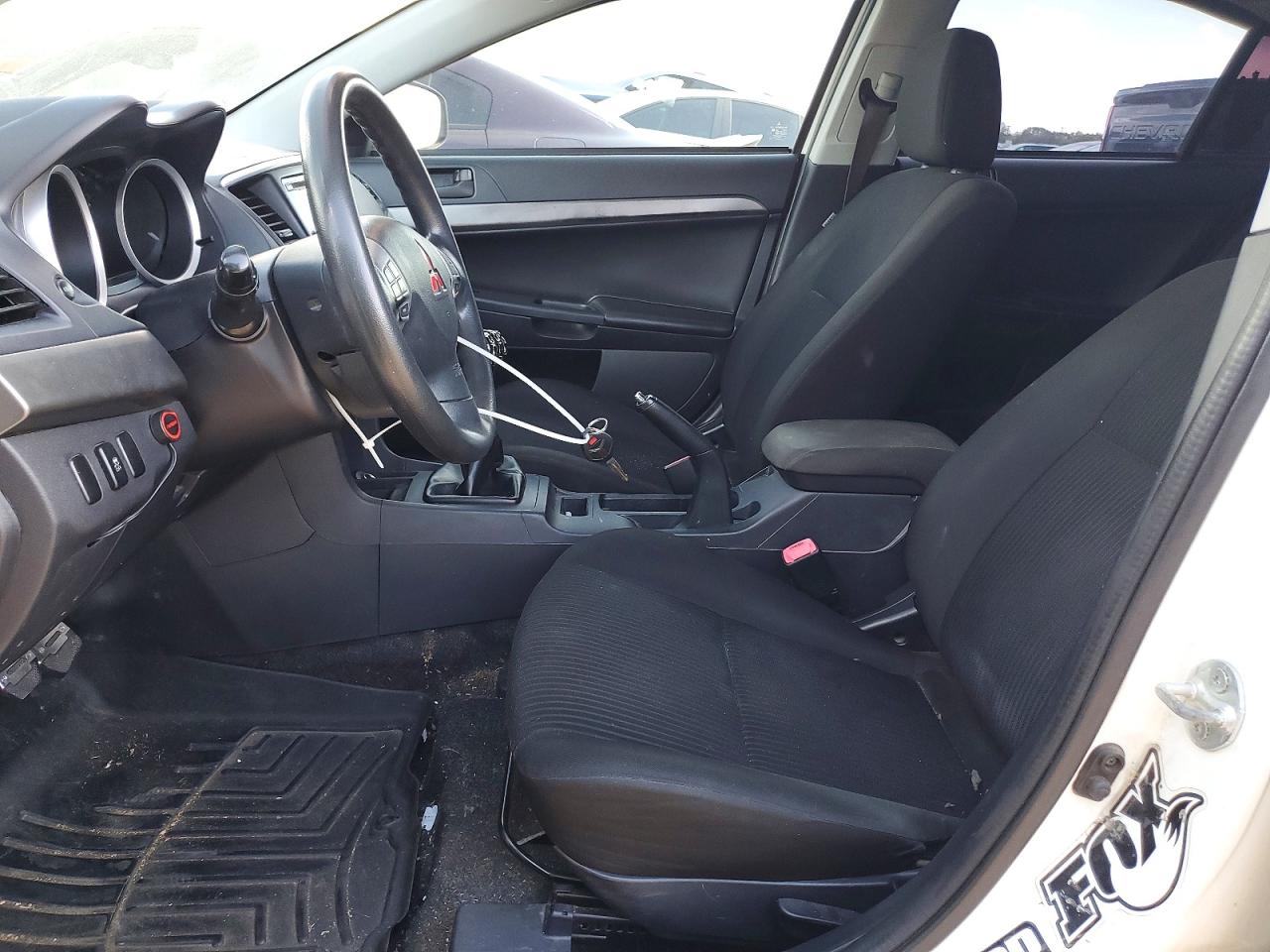 2015 Mitsubishi Lancer Es White vin: JA32U2FU7FU025870
