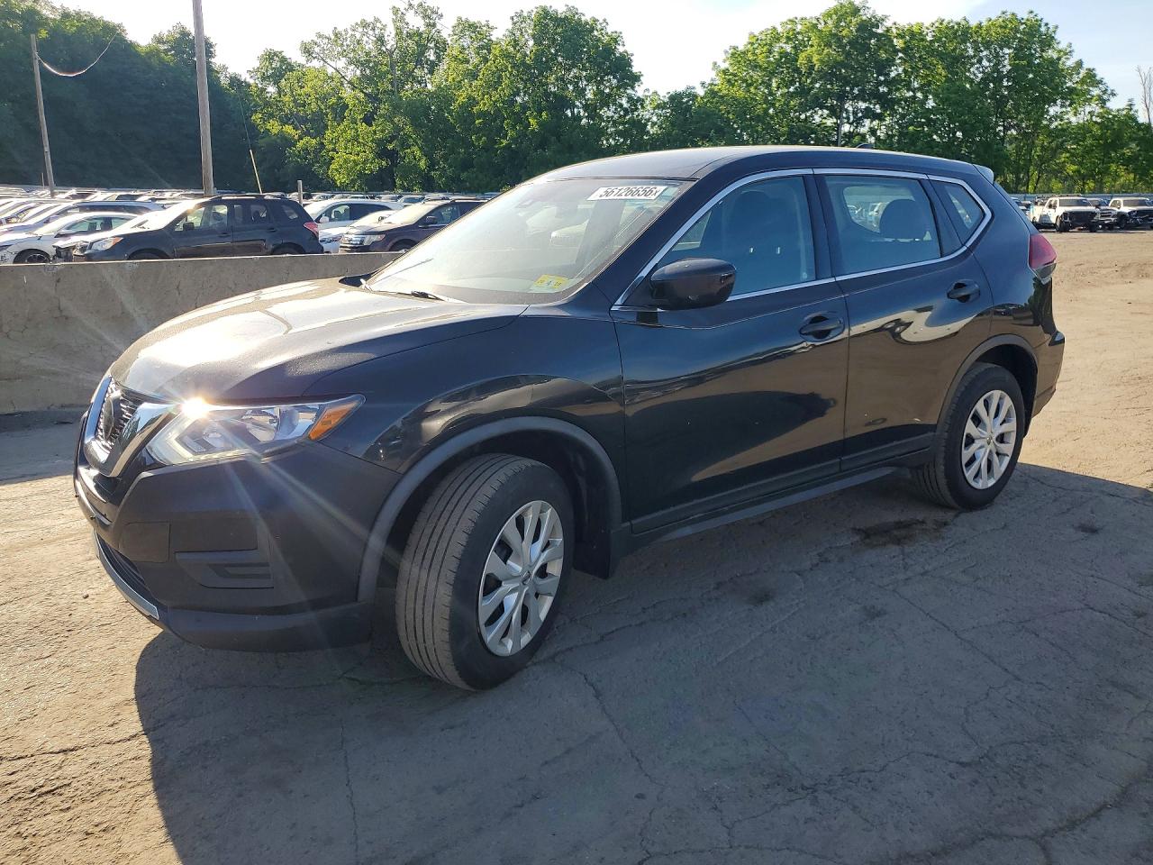 2019 Nissan Rogue S Black vin: KNMAT2MV5KP504096