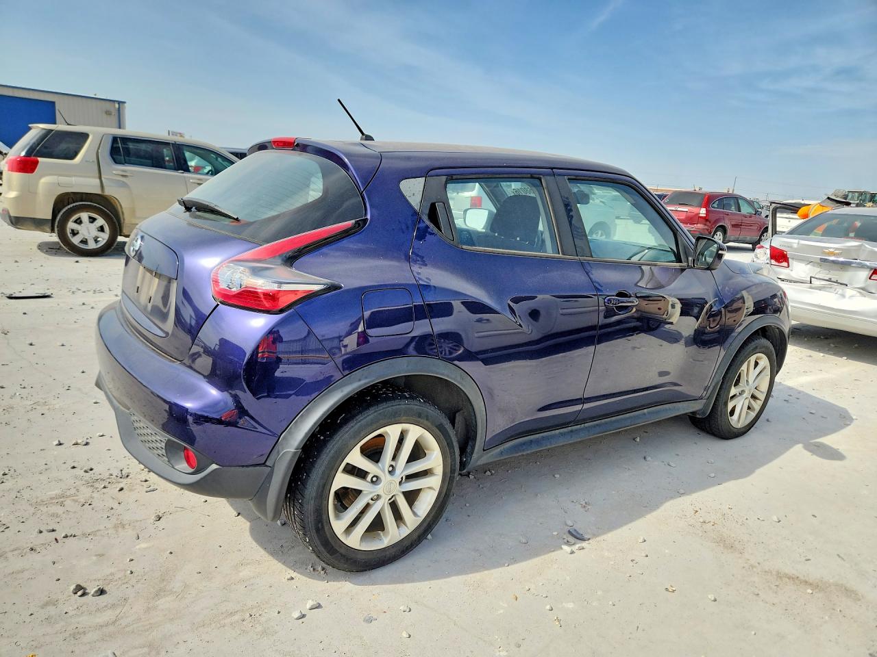 2015 Nissan Juke S Blue vin: JN8AF5MR4FT503907