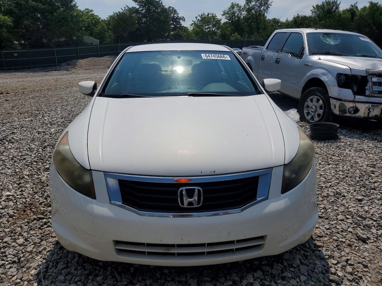 2009 Honda Accord Lx White vin: 1HGCP26339A194828