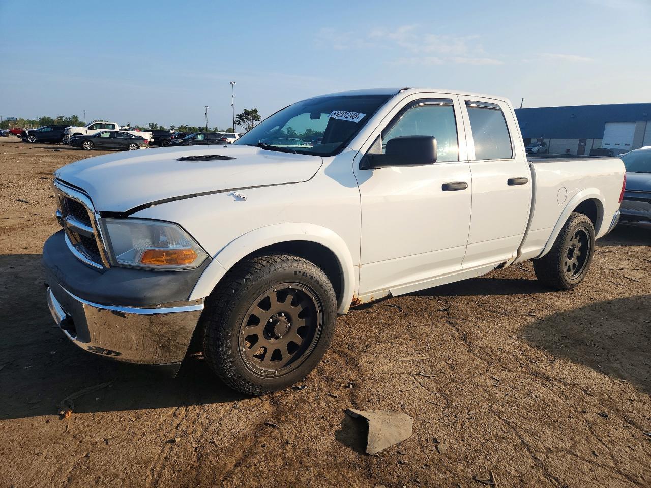 2011 Dodge Ram 1500 White vin: 1D7RV1GP6BS686236