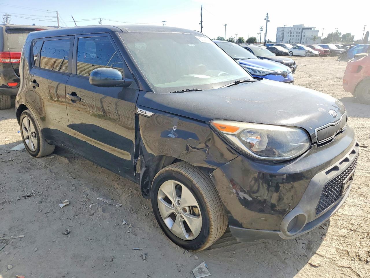 2015 Kia Soul Base Black vin: KNDJN2A23F7772672