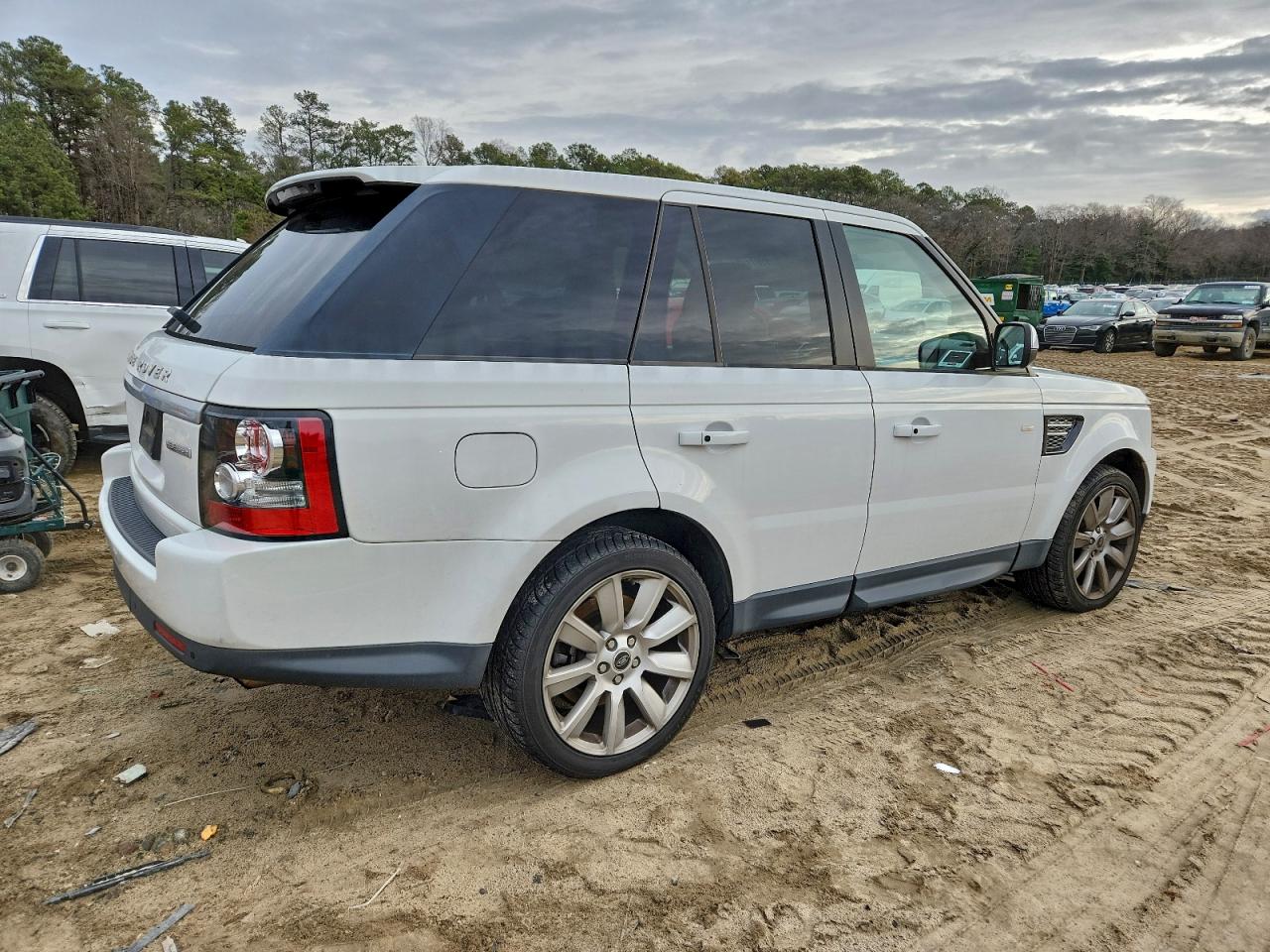 2013 Land Rover Range Rover Sport Hse Luxury White vin: SALSK2D45DA775267