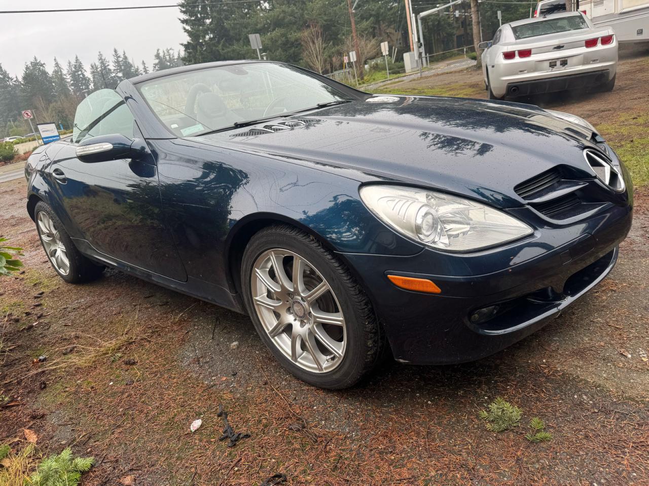 2006 Mercedes-benz Slk 350 Blue vin: WDBWK56F36F093873