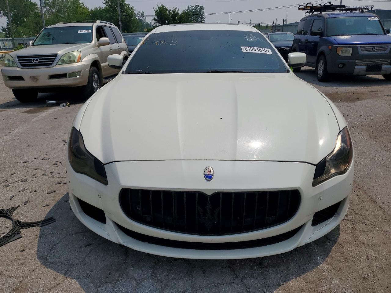2015 Maserati Quattroporte Gts White vin: ZAM56PPA1F1142013