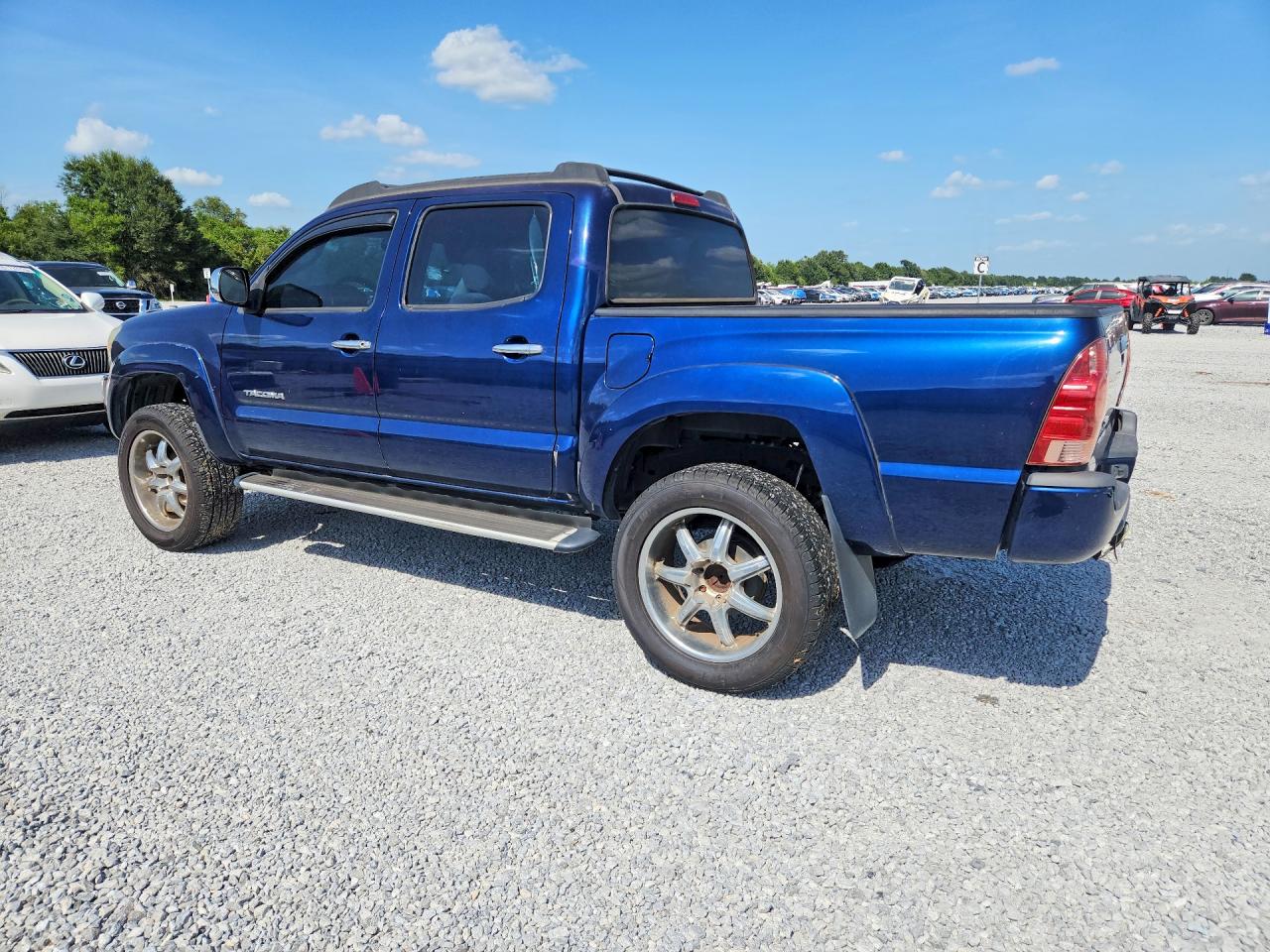 2007 Toyota Tacoma Double Cab Prerunner Blue vin: 3TMJU62N07M047539
