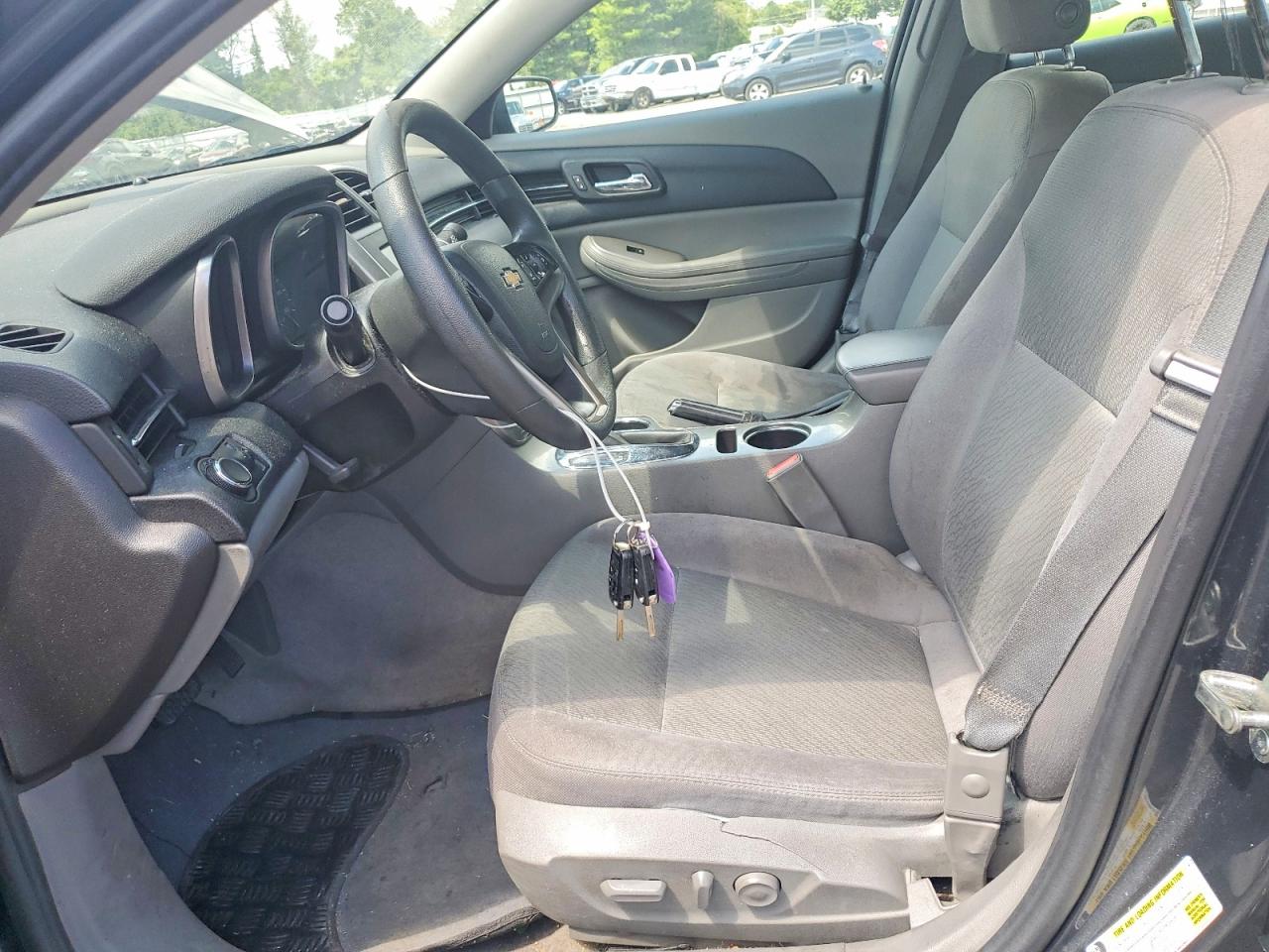 2014 Chevrolet Malibu Ls Gray vin: 1G11A5SL5EF202917