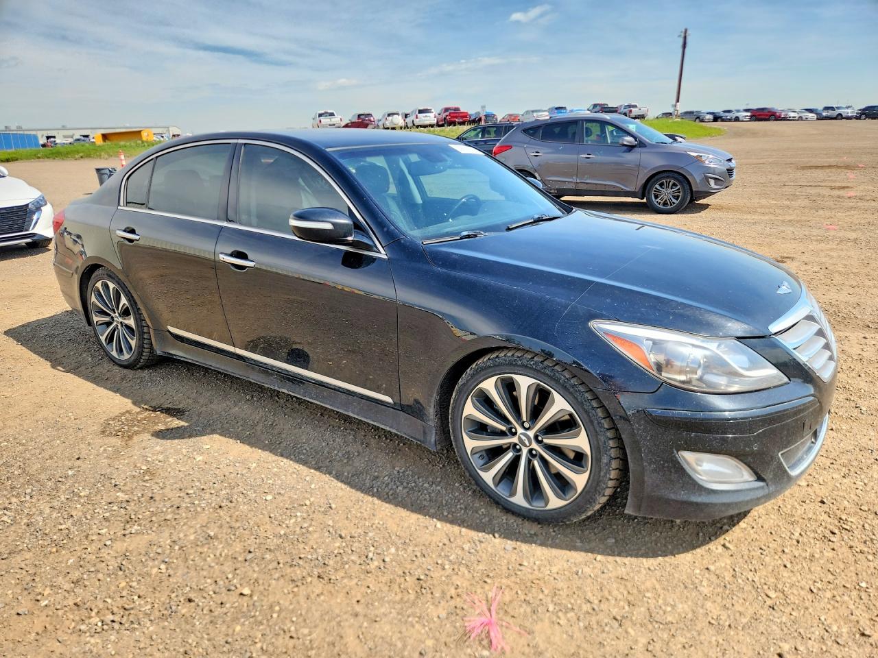 2012 Hyundai Genesis 5.0l Black vin: KMHGC4DH3CU173677