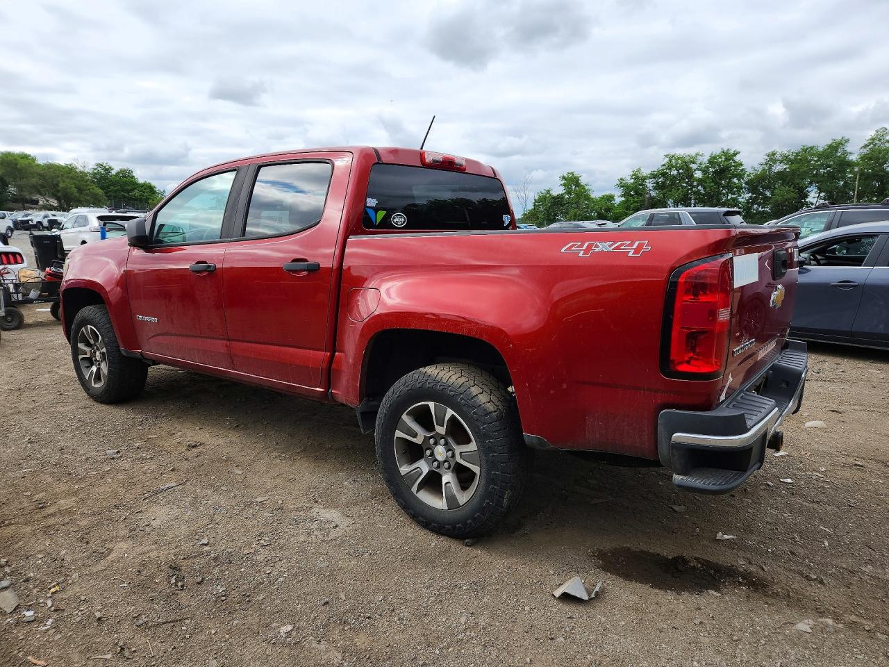 2016 Chevrolet Colorado Красный vin: 1GCGTBE37G1384593