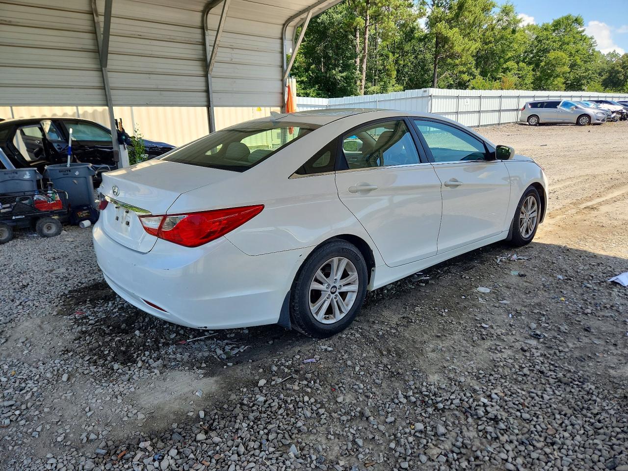 2013 Hyundai Sonata Gls White vin: 5NPEB4AC9DH623920