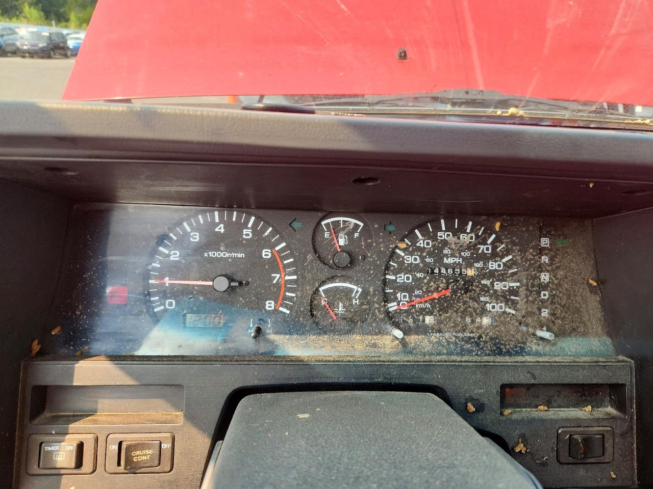 1993 Nissan Pathfinder Xe Red vin: JN8HD17Y5PW302260