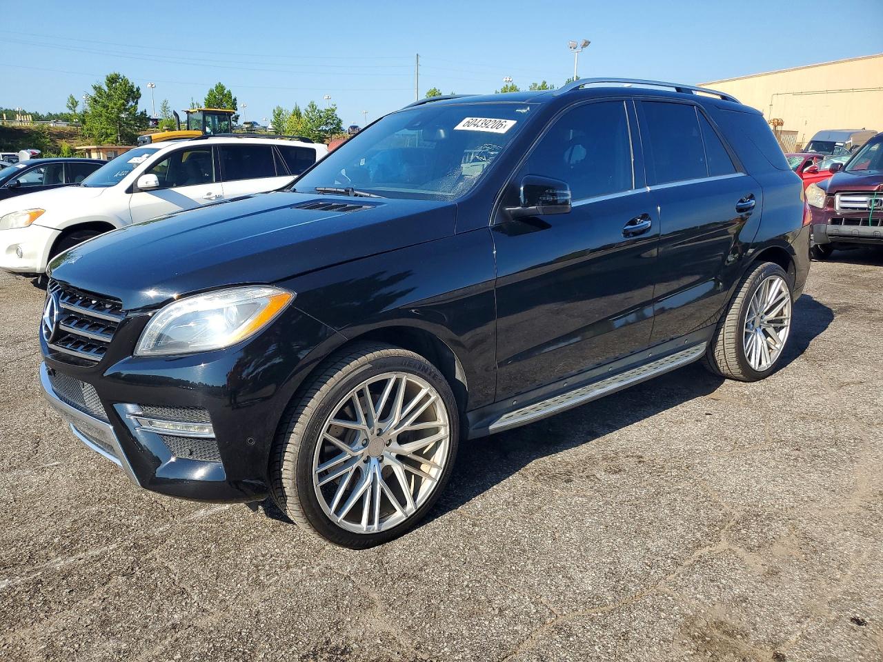 2014 Mercedes-benz Ml 550 4matic Black vin: 4JGDA7DB4EA308109