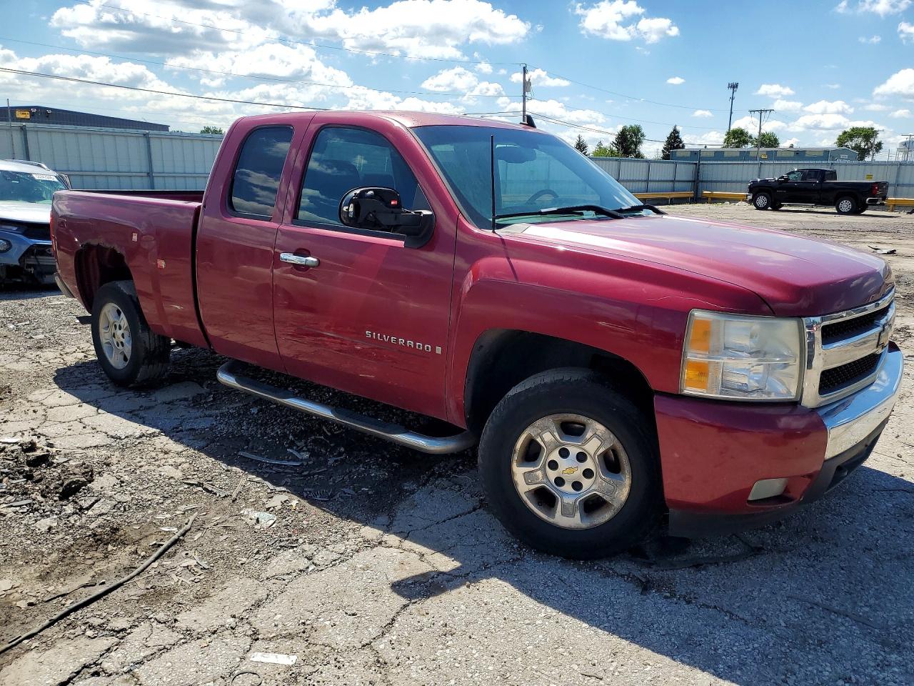 2007 Chevrolet Silverado C1500 Burgundy vin: 2GCEC19J171572384