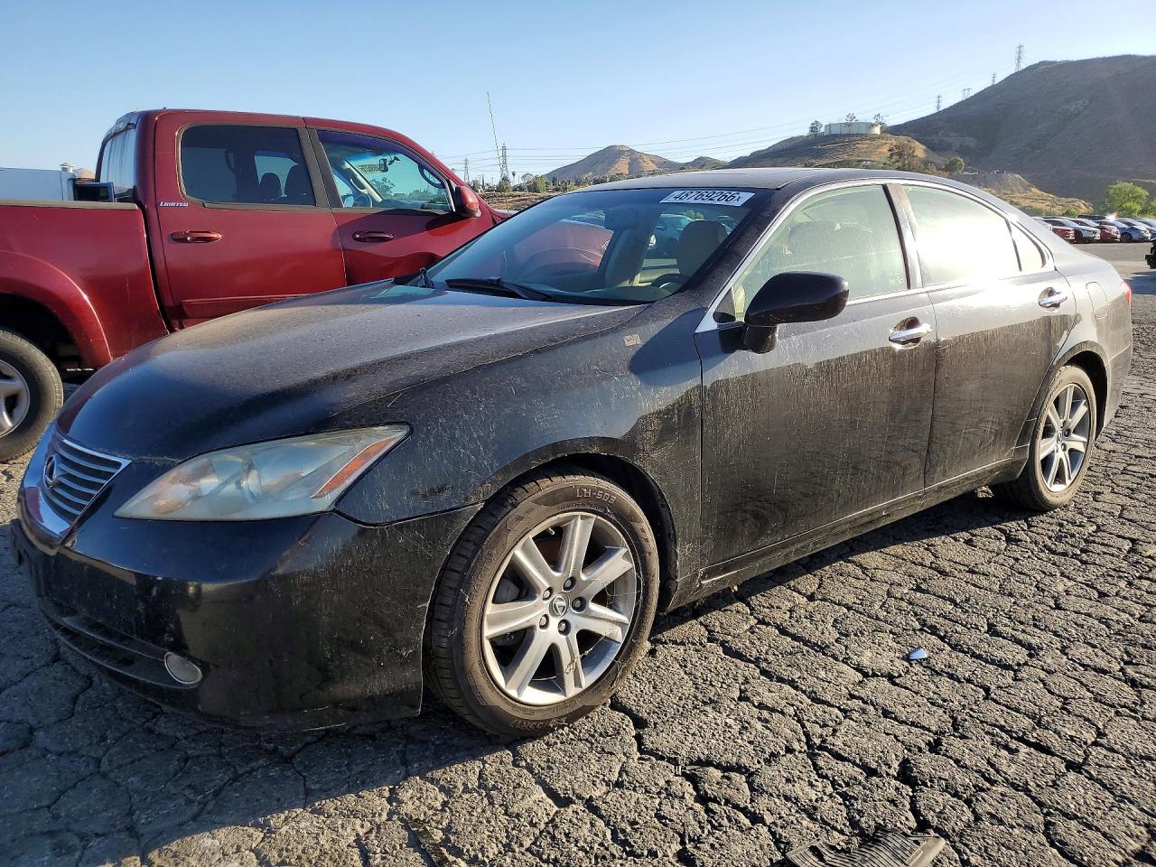 2008 Lexus Es 350 Base Black vin: JTHBJ46G982264026