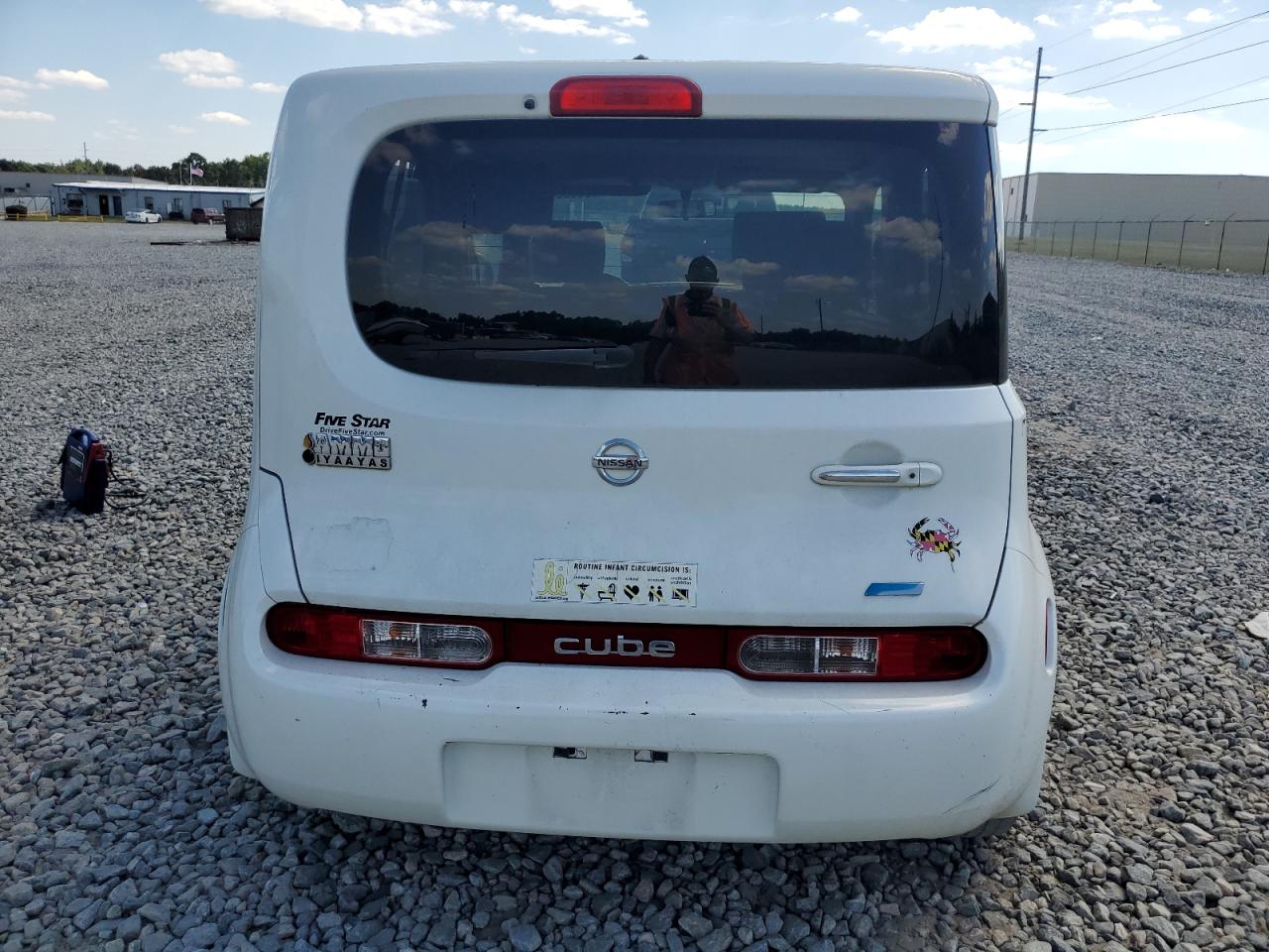 2013 Nissan Cube S Белый vin: JN8AZ2KR9DT302820
