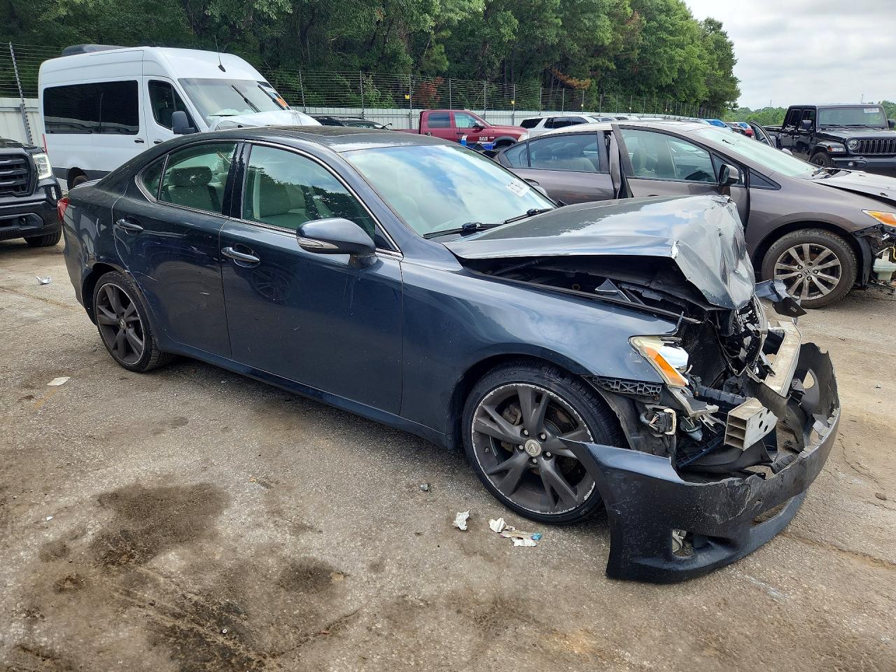 2009 Lexus Is 250 Base Gray vin: JTHBK262395098186