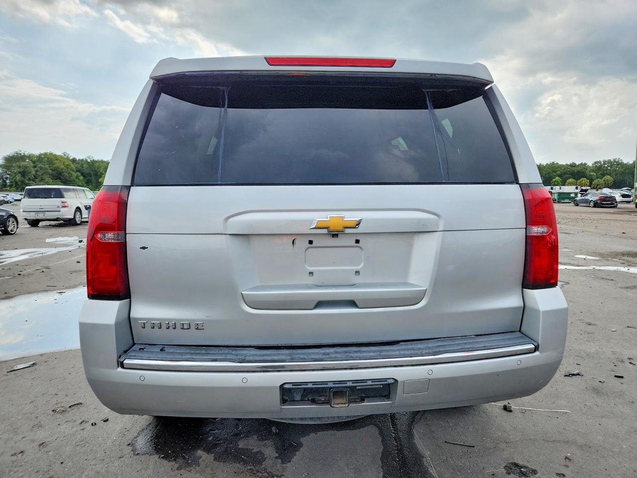 2015 Chevrolet Tahoe K1500 Ltz Silver vin: 1GNSKCKC9FR239179