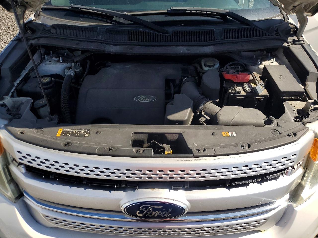 2013 Ford Explorer Xlt White vin: 1FM5K7D86DGA86819