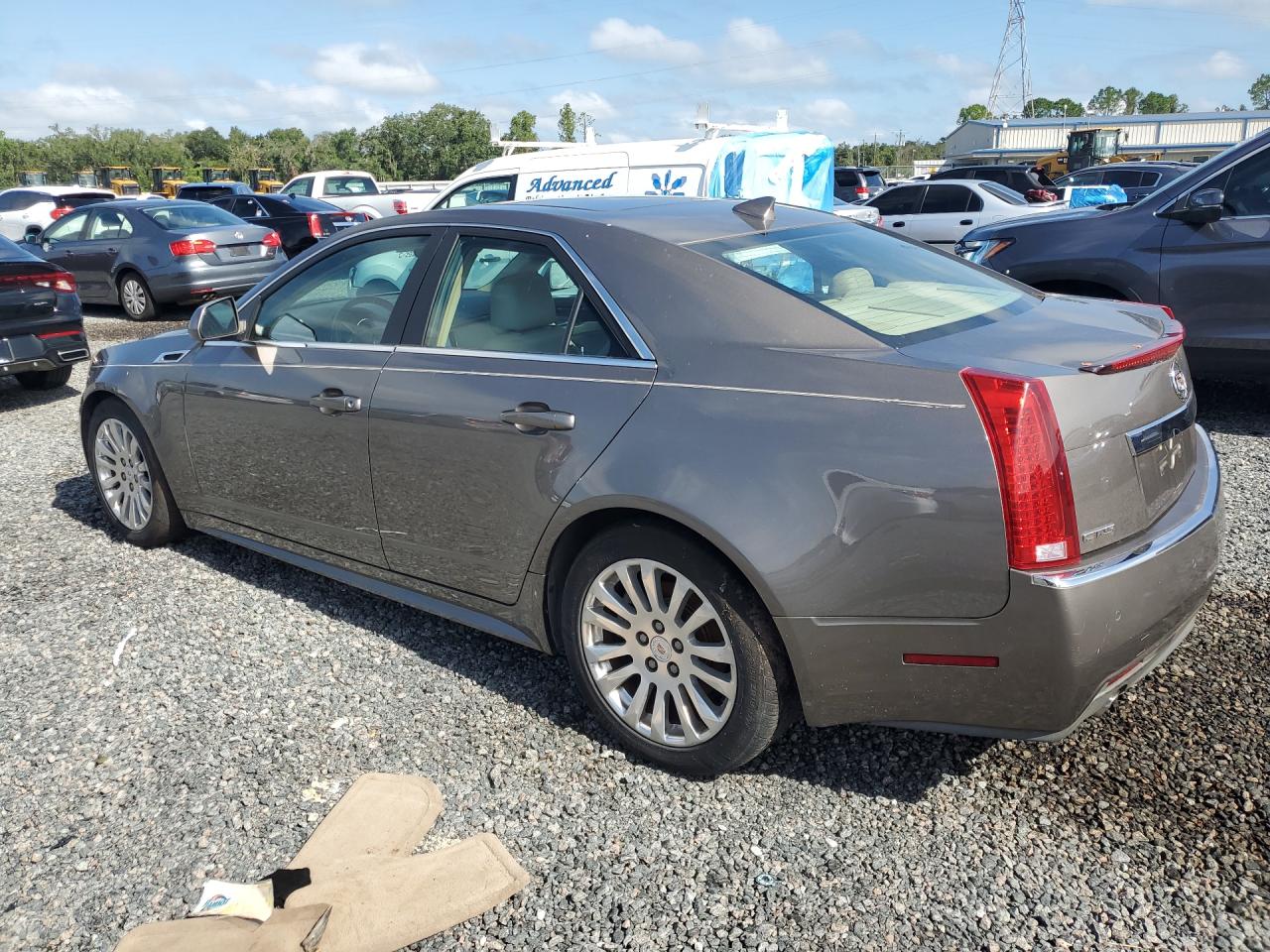 2012 Cadillac Cts Premium Collection Tan vin: 1G6DP5E37C0129809