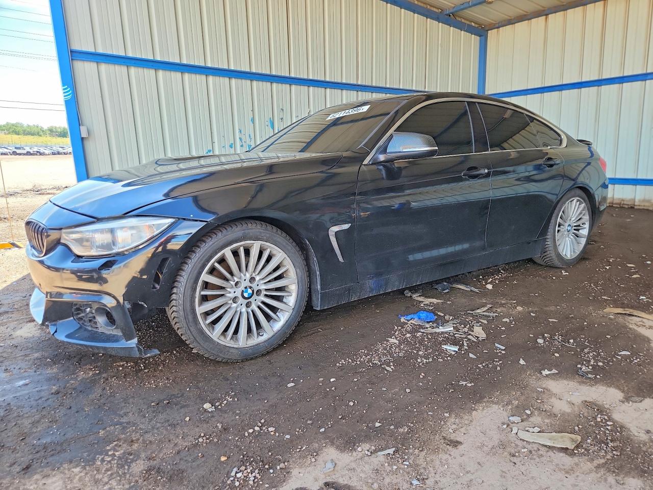 2015 Bmw 428 Xi Gran Coupe Black vin: WBA4A7C5XFD413251