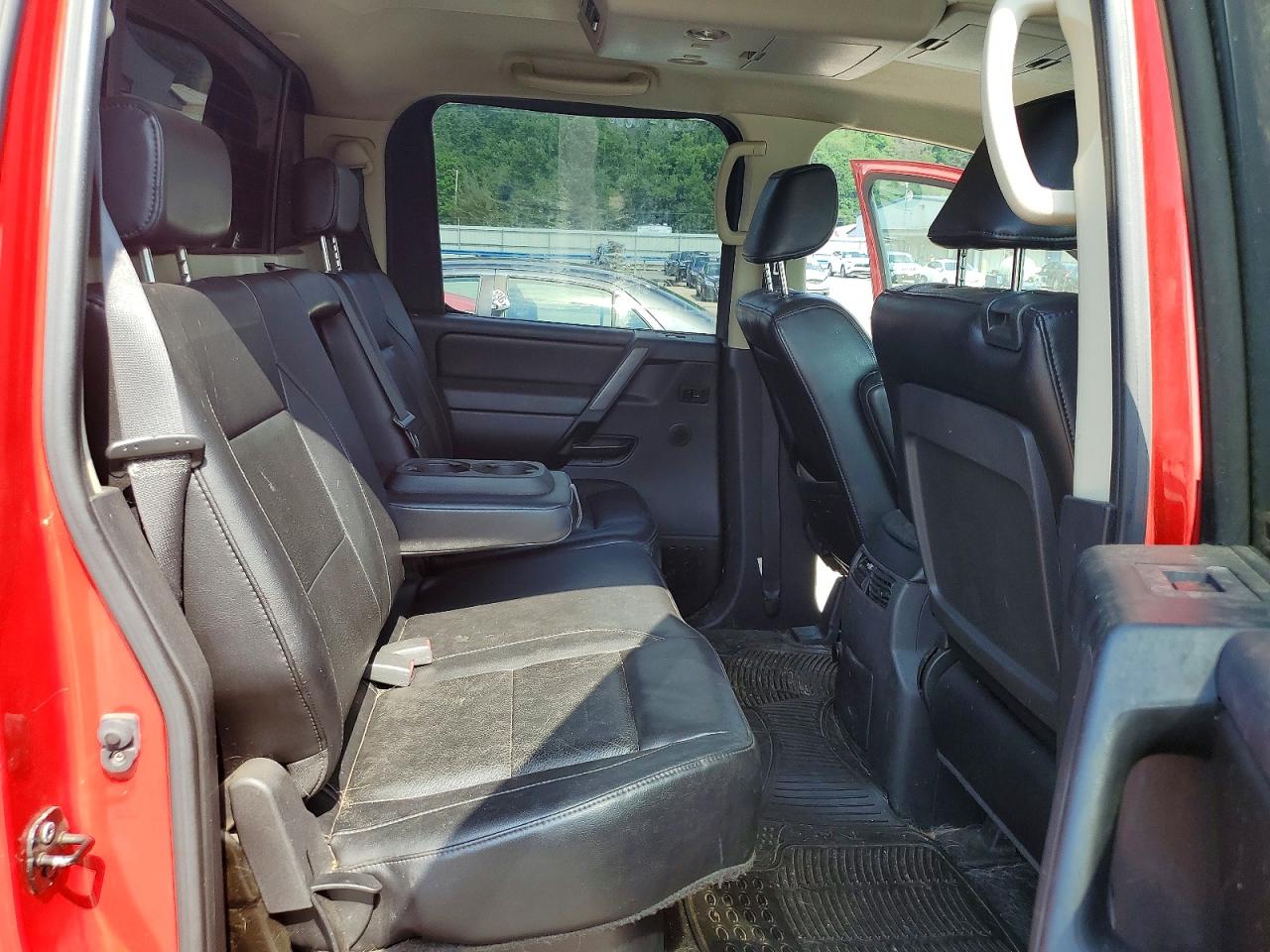 2008 Nissan Titan Xe Red vin: 1N6AA07C28N307554