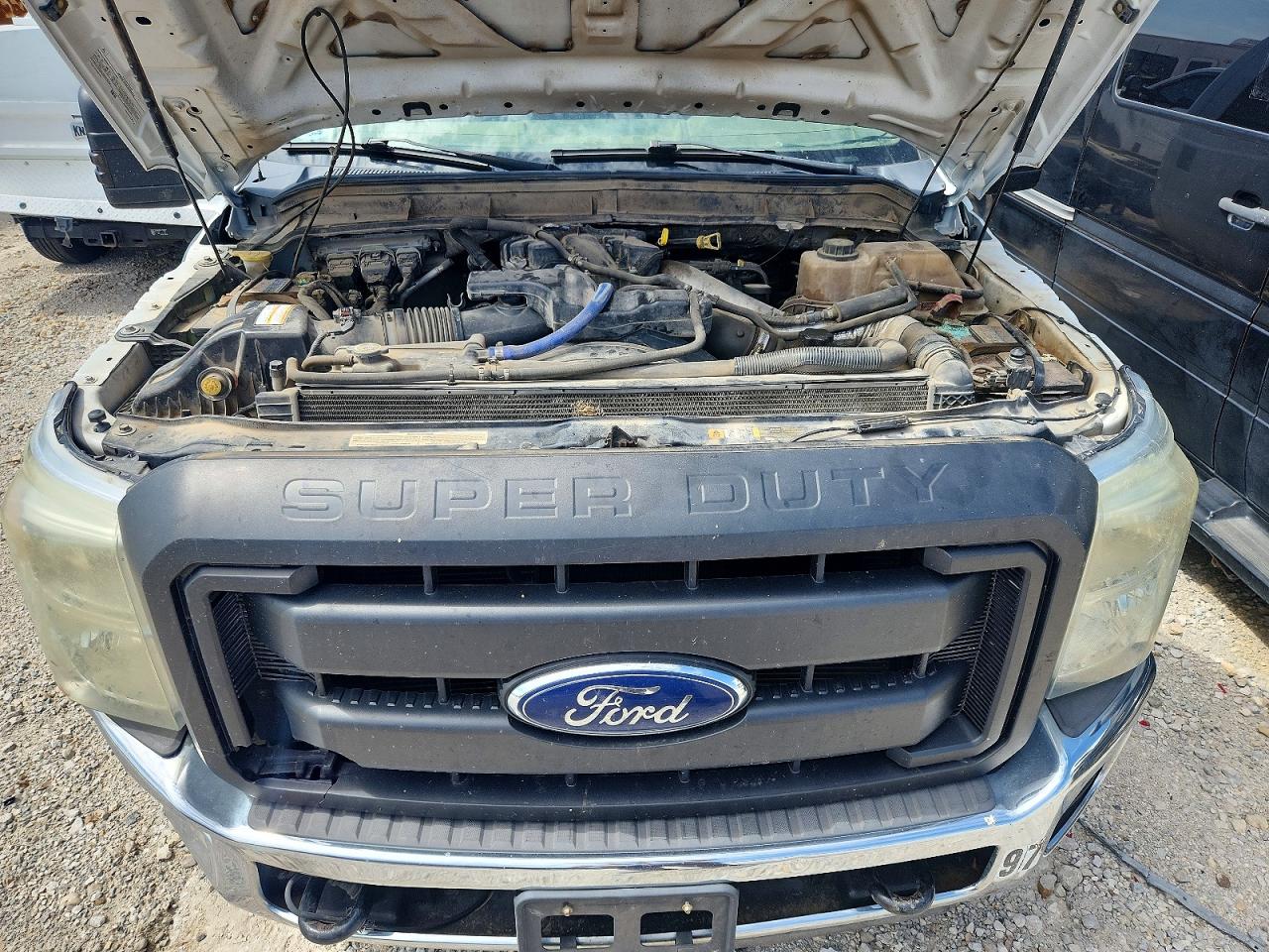 2013 Ford F350 Super Duty White vin: 1FD8W3HT8DEA40607