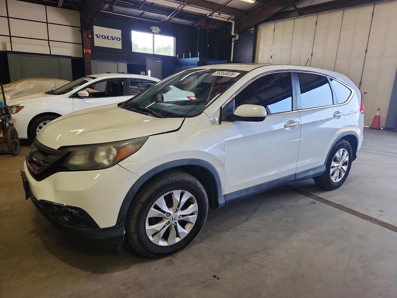 2014 Honda Cr-v Ex Белый vin: 5J6RM3H53EL007005