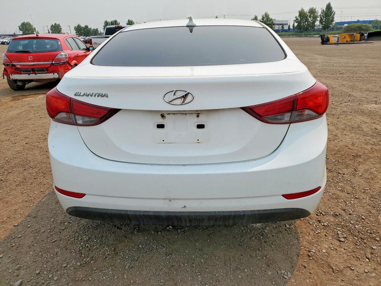 2014 Hyundai Elantra Se White vin: 5NPDH4AE7EH518970