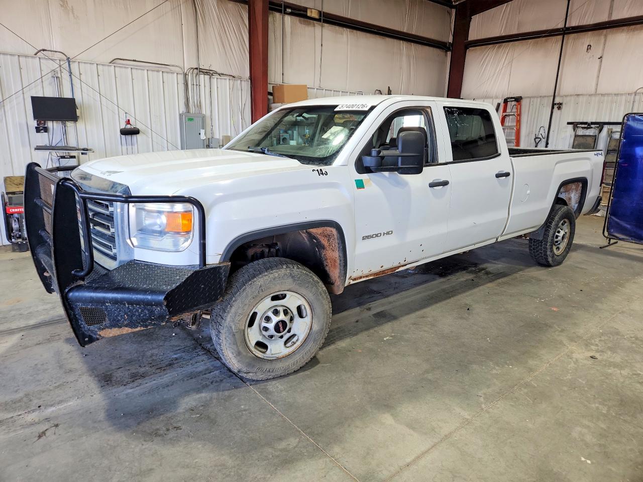 2015 Gmc Sierra K2500 Heavy Duty White vin: 1GT12XEG0FF125681