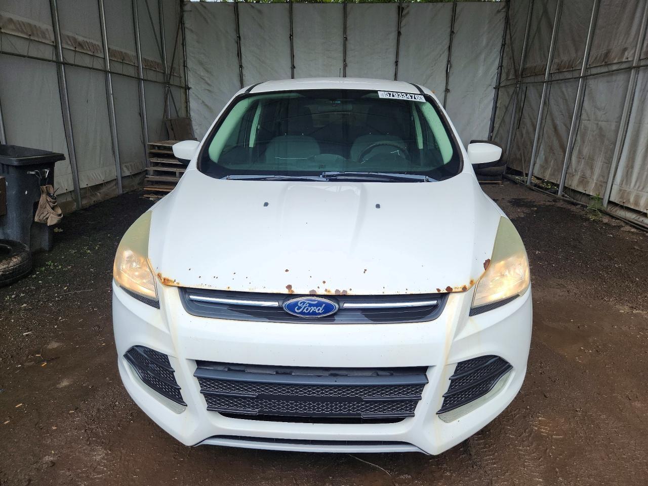 2015 Ford Escape Se White vin: 1FMCU9GX2FUB51539