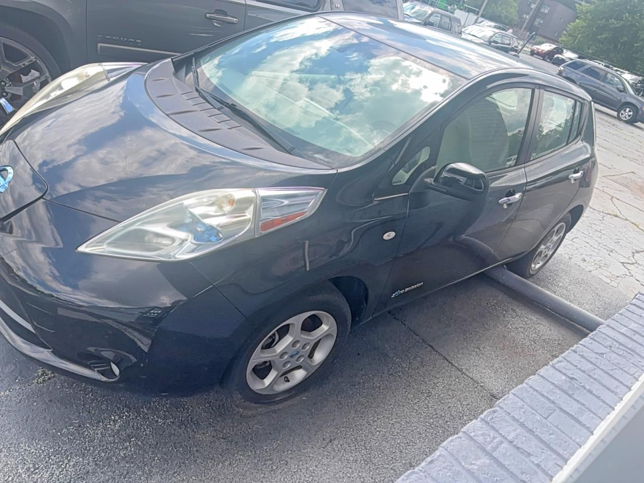 2011 Nissan Leaf Sv Black vin: JN1AZ0CP1BT005036