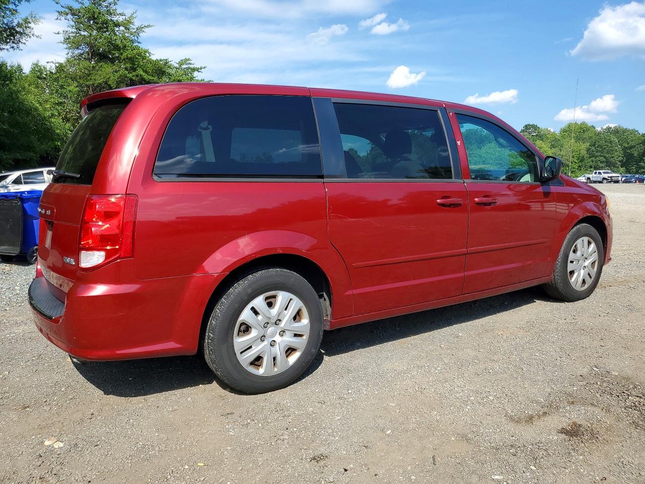 2014 Dodge Grand Caravan Se Burgundy vin: 2C4RDGBG8ER114128