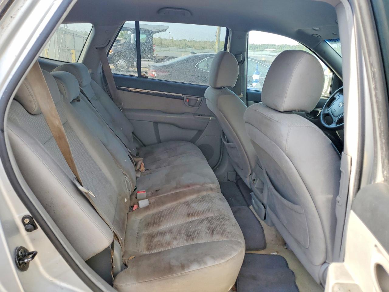 2007 Hyundai Santa Fe Gls Silver vin: 5NMSG13D87H047778