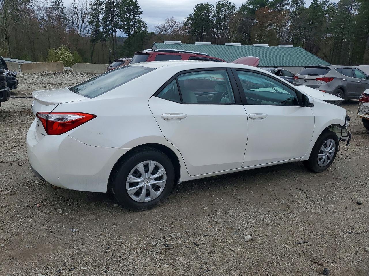 2014 Toyota Corolla Le Eco White vin: 5YFBPRHE8EP034418