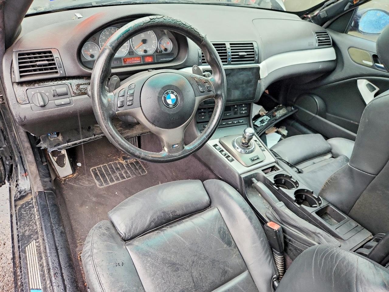 2004 Bmw M3 Black vin: WBSBR93414PK07469