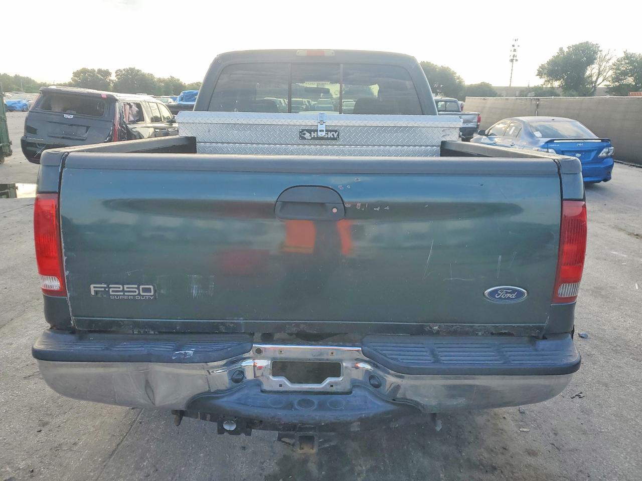 2005 Ford F250 Super Duty Green vin: 1FTSW21595EA70720
