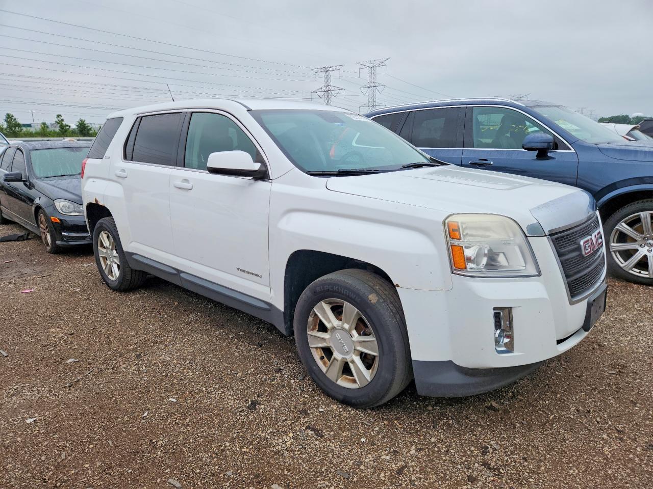 2012 Gmc Terrain Sle Белый vin: 2GKALMEK5C6386251