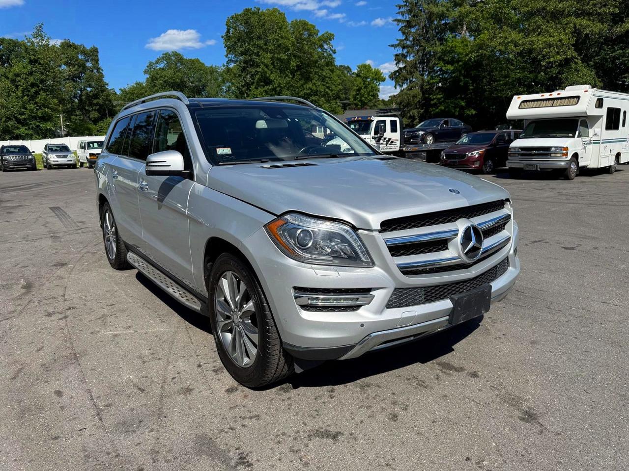 2015 Mercedes-benz Gl 450 4matic Серебряный vin: 4JGDF6EE9FA524883
