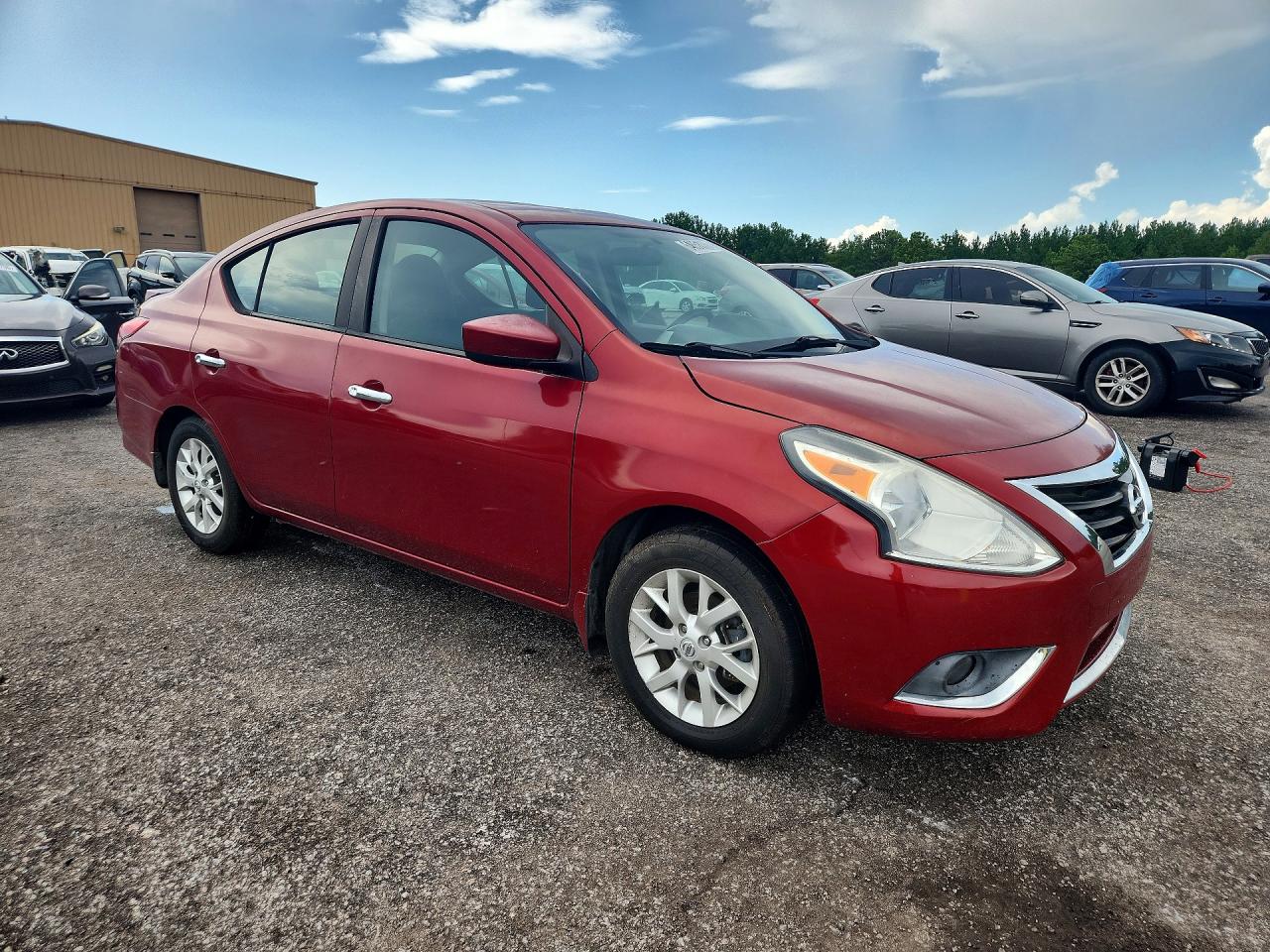 2015 Nissan Versa 1.6 Sv Red vin: 3N1CN7AP0FL933334