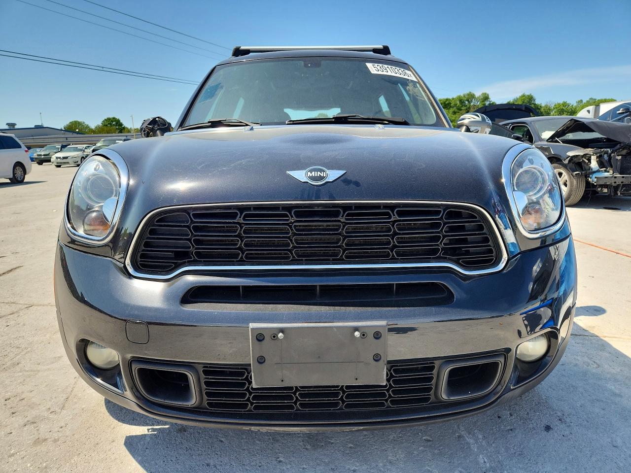 2013 Mini Cooper S Countryman Черный vin: WMWZC5C52DWP34724