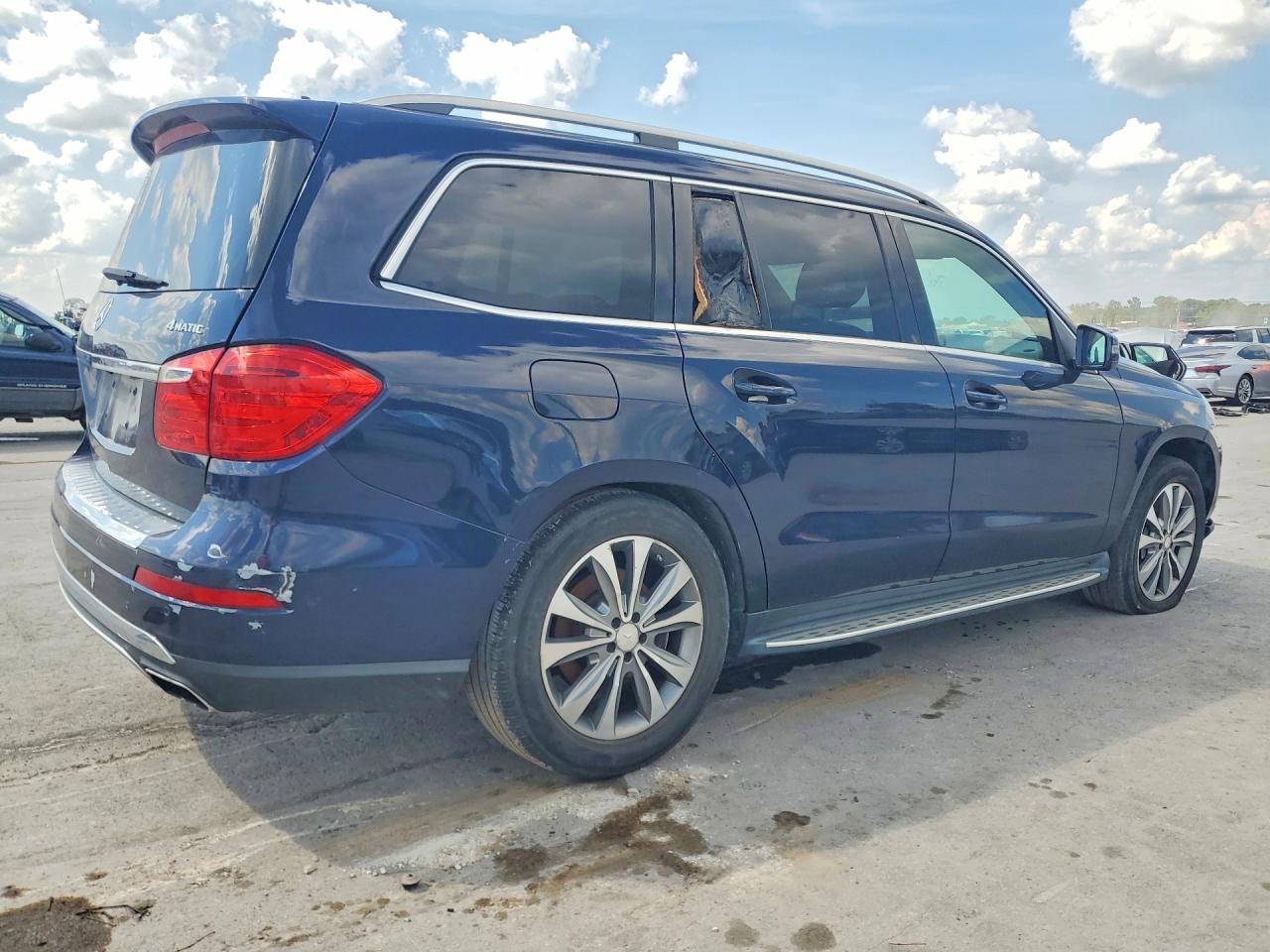 2014 Mercedes-benz Gl 450 4matic Blue vin: 4JGDF7CE6EA273554